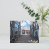 木造の橋を伝統的持つオランダ村 ポストカード (スタンド正面)