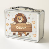 木造よくはしゃぐ名獅子プレート メタルランチボックス (裏面)