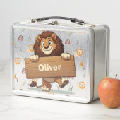 木造よくはしゃぐ名獅子プレート メタルランチボックス (インサイチュ)