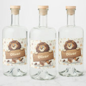 木造よくはしゃぐ名獅子プレート リキュールボトルラベル (ボトル)