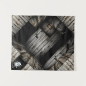 木造カッコいいタペストリ タペストリー (正面(横))