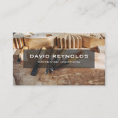 木造スタイリッシュモダン大工建築蕪林 名刺 (正面)