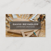 木造スタイリッシュモダン大工建築 名刺 (正面)