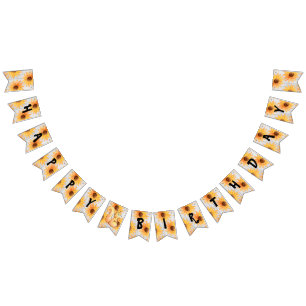 木造テ素朴クスチャ秋誕生日バンティング バンティングフラッグ