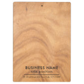 木造デザイン枠付 クリップボード (裏面)