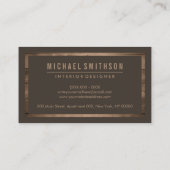 木造ブラウン素朴大工 名刺 (裏面)