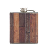 木造ユニーク素朴モノグラムファームハウス フラスク (裏面)