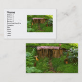 木造住宅ビジネスカード 名刺 (正面/裏面)