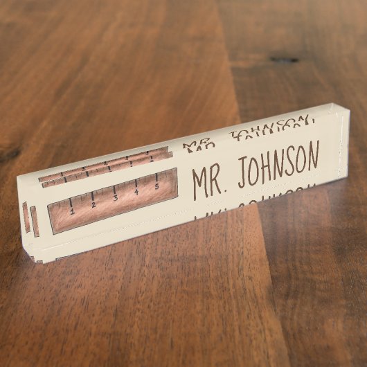 木造制裁学校用品先生教育 デスクネームプレート