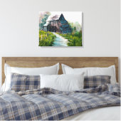 木造失った納屋 キャンバスプリント (インサイチュ (寝室))