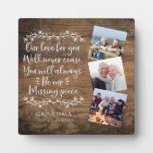 木造家族記念三写真記念 フォトプラーク (正面)