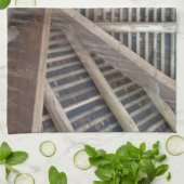 木造屋根の内側 キッチンタオル (折り畳み)