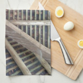 木造屋根の内側 キッチンタオル (四つ折り)