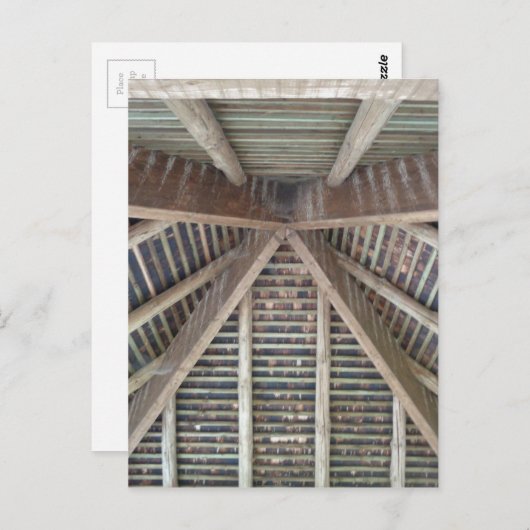 木造屋根の内側 ポストカード (正面/裏面)