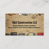 木造建築会社用心名刺 名刺 (裏面)