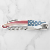 木造愛国米国国旗 |名前 ソムリエナイフ (裏面)