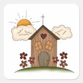 木造教会 スクエアシール (正面)