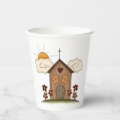 木造教会 紙コップ (正面)