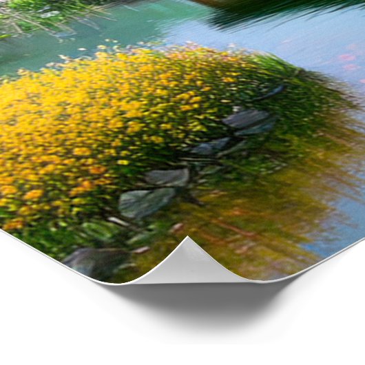 木造日本の寺 ポスター (角)