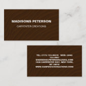 木造木木工大工建築 名刺 (正面/裏面)