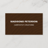 木造木木工大工建築 名刺 (正面)