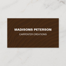 木造木木工大工建築 名刺