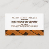 木造木木工大工建築 名刺 (裏面)