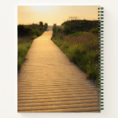 木造歩道からビーチ ノートブック (裏面)