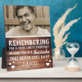 木造素朴家族記念写真 フォトプラーク (側面)