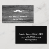 木造素朴理容師店 名刺 (正面/裏面)