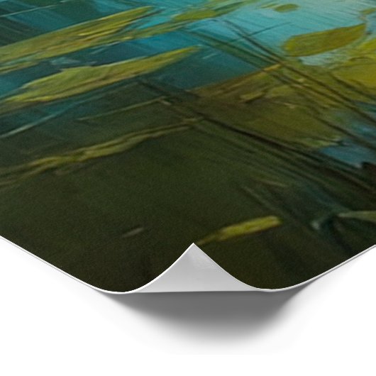 木造船の休憩所 ポスター (角)