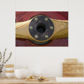 木造飛行機プロペラ ポスター (キッチン)