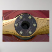 木造飛行機プロペラ ポスター (正面)