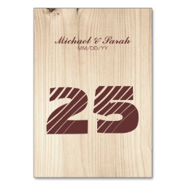 木造 テーブルナンバー