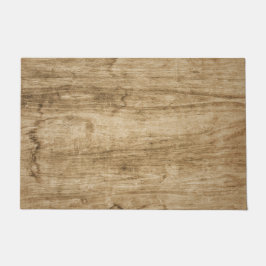 木造。 ドアマット