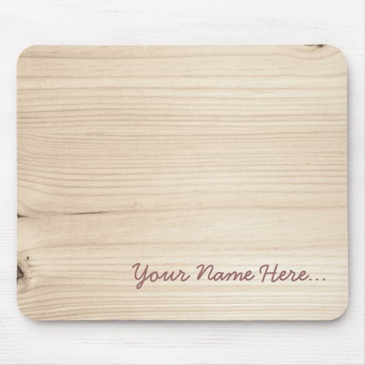 木造 マウスパッド (正面)