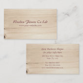 木造 名刺 (正面/裏面)