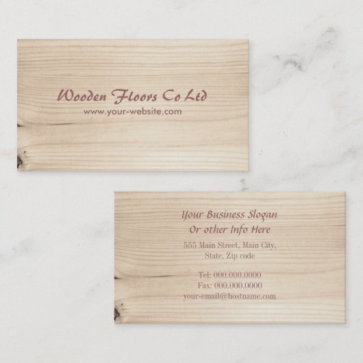 木造 名刺 (正面/裏面)