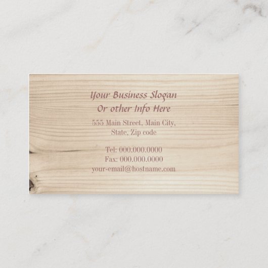 木造 名刺 (裏面)