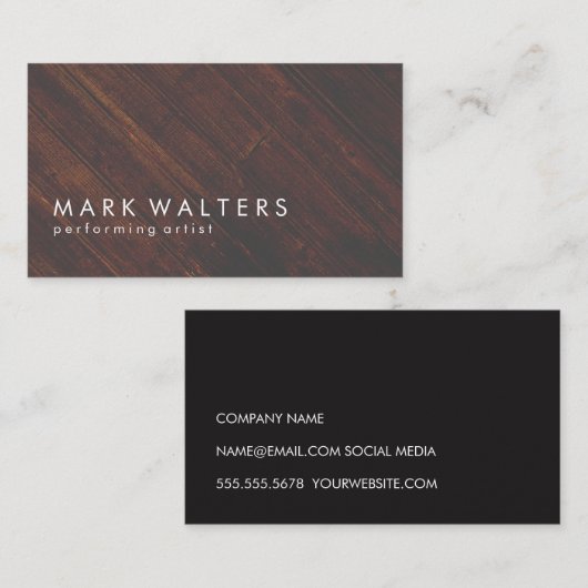 木造 名刺 (正面/裏面)