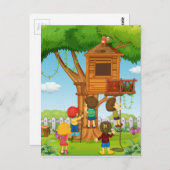 木遊屋の子ども ポストカード (正面/裏面)