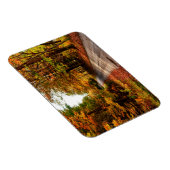 木道と秋の葉 マグネット (右側)