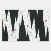 木道に咲く美術世界の花紙 ラッピングペーパーシート (正面2)