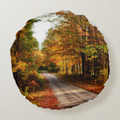 木道(秋) ラウンドクッション (裏面)