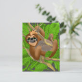 木間抜けにリラックス浮かぶ ポストカード (スタンド正面)