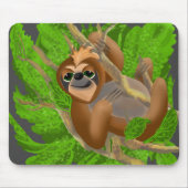 木間抜けにリラックス浮かぶ マウスパッド (正面)