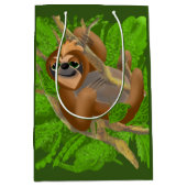 木間抜けにリラックス浮かぶ ミディアムペーパーバッグ (正面)