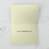 木陰で木を抱き締める"ツリーアート引用文 カード (内部)