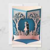 木陰の下で愛のダンス 招待状 (正面)