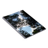 木陰の雲の写真 ノートブック (右側)